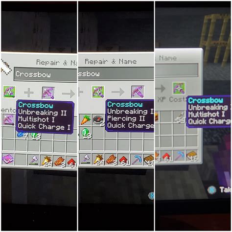 crossbow enchantments minecraft.